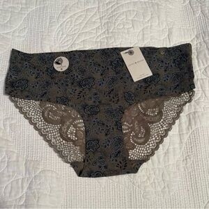 Lucky Brand Floral Lace Hipster NWT